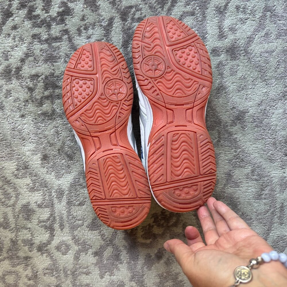 Python Deluxe Racquetball Indoor Mid White Sneake… - image 8